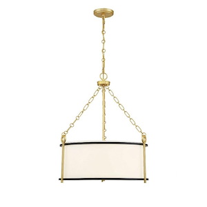 Kian - 3 Light Pendant In Modern Style-26 Inches Tall And 22 Inches Wide