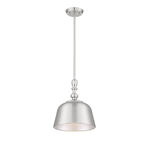1 Light Pendant-Transitional Style with Farmhouse and Contemporary Inspirations-14 inches tall by 12 inches wide