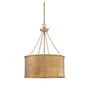 4 Light Pendant-Traditional Style with Industrial and Bohemian Inspirations-26.5 inches tall by 19 inches wide - 461946