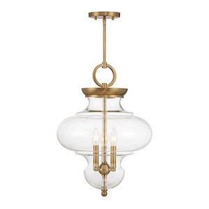 Bergdorf - 3 Light Pendant-21.5 Inches Tall and 15 Inches Wide