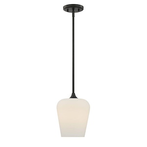 Octave - 1 Light Pendant-10.5 Inch Tall and 8 Inch Wide - 1399619