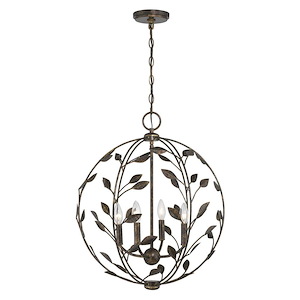 Laska - 4 Light Pendant-24 Inch Tall and 20 Inch Wide - 1399523