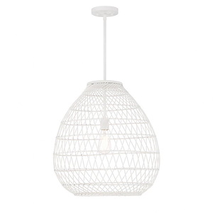 Maya - 1 Light Pendant In Bohemian Style-21.5 Inches Tall and 20 Inches Wide