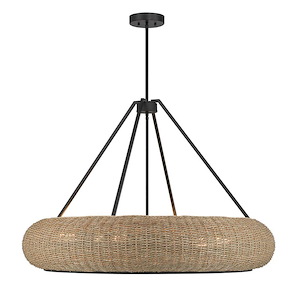 Gaia - 6 Light Pendant-29 Inch Tall and 40 Inch Wide - 1399602