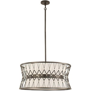 Joliet - 6 Light Pendant In Modern Style-12 Inches Tall and 22 Inches Wide