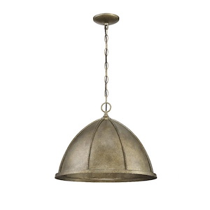 1 Light Pendant-13 inches tall by 18 inches wide - 1040497
