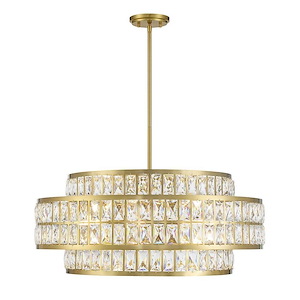 Renzo - 6 Light Pendant In Glam Style-12 Inches Tall and 28 Inches Wide - 1279421