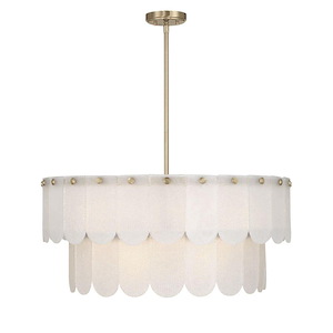 Ashton - 10 Light Pendant-14 Inch Tall and 30 Inch Wide - 1399671