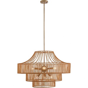 Medlock - 8 Light Outdoor Chandelier In Bohemian Style-22 Inches Tall and 32 Inches Wide