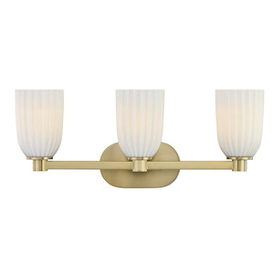 Baldwin - 3 Light Bath Vanity-9.13 Inch Tall and 23 Inch Wide - 1399816