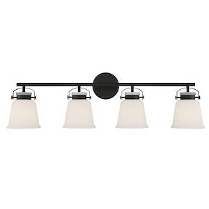 Kaden - 4 Light Bath Vanity In Transitional Style-10.5 Inches Tall and 34 Inches Wide