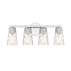 Gordon - 4 Light Bath Vanity In Vintage Style-8.75 Inches Tall and 22 Inches Wide