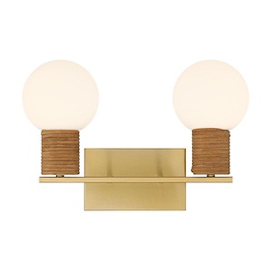Jarrell - 2 Light Bath Vanity-10 Inch Tall and 14.63 Inch Wide - 1399723