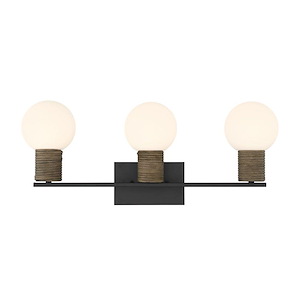 Jarrell - 3 Light Bath Vanity-10 Inch Tall and 24 Inch Wide - 1399604