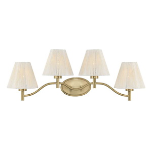 Rosa - 4 Light Bath Vanity-12.5 Inch Tall and 33.5 Inch Wide - 1399544
