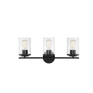 3 Light Bath Vanity-Transitional Style with Modern and Contemporary Inspirations-9.5 inches tall by 22 inches wide