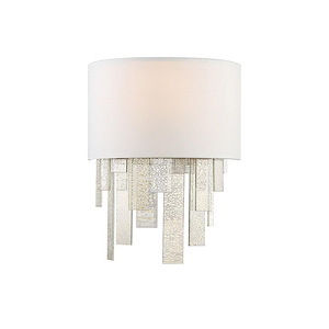 1 Light Wall Sconce-Bohemian Style with Glam and Contemporary Inspirations-15.5 inches tall by 12 inches wide