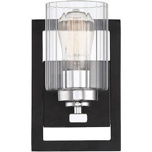 1 Light Wall Sconce-Glam Style with Contemporary and Bohemian Inspirations-10 inches tall by 6 inches wide