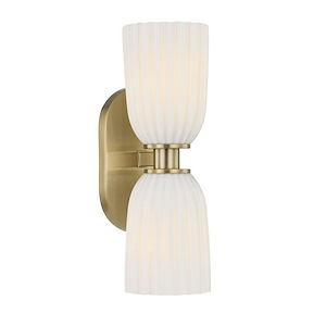 Baldwin - 2 Light Wall Sconce-13.75 Inch Tall and 4.5 Inch Wide - 1399638