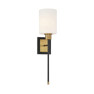Alvara - 1 Light Wall Sconce In Mid-Century Modern Style-22.5 Inches Tall and 5.5 Inches Wide
