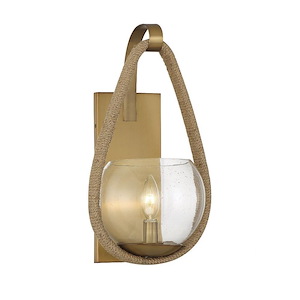 Ashe - 1 Light Wall Sconce In Bohemian/Eclectic Style-16 Inches Tall And 8.5 Inches Wide - 1217433