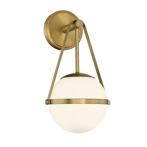 Polson - 1 Light Wall Sconce In Mid-Century Modern Style-15.5 Inches Tall and 8 Inches Wide