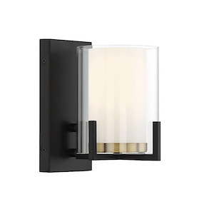 Eaton - 1 Light Wall Sconce In Contemporary Style-8.25 Inches Tall And 6 Inches Wide