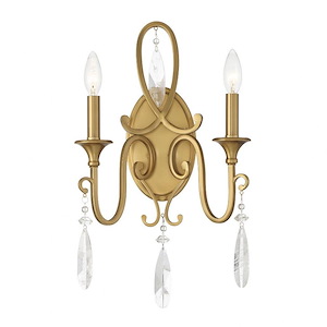 Fairchild - 2 Light Wall Sconce In Glam Style-19.5 Inches Tall and 12 Inches Wide
