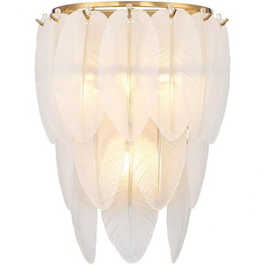 Boa - 3 Light Wall Sconce In Glam Style by Breegan Jane -14 Inches Tall and 10.5 Inches Wide - 1324982