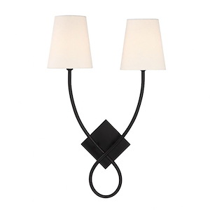Barclay - 2 Light Wall Sconce In Modern Style-23 Inches Tall and 15.5 Inches Wide