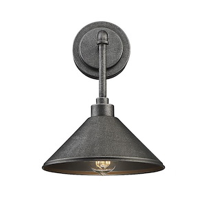 1 Light Wall Sconce-Industrial Style with Rustic and Urban Farmhouse Inspirations-13 inches tall by 8 inches wide