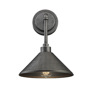 1 Light Wall Sconce-Industrial Style with Rustic and Urban Farmhouse Inspirations-13 inches tall by 8 inches wide