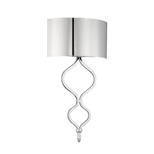 14W 1 LED Wall Sconce-20 inches tall by 11 inches wide