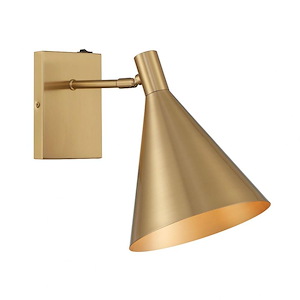 Pharos - 1 Light Wall Sconce In Mid-Century Modern Style by Breegan Jane -11 Inches Tall and 8 Inches Wide