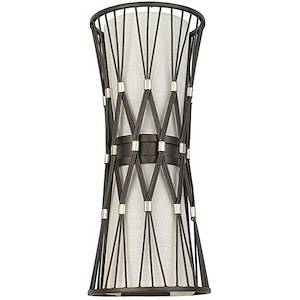 Joliet - 2 Light Wall Sconce In Modern Style-14 Inches Tall and 6 Inches Wide - 1161252