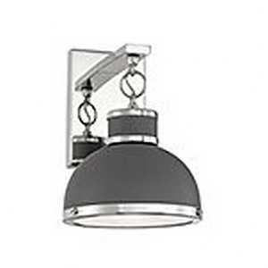 1 Light Wall Sconce-10.5 inches tall by 8 inches wide