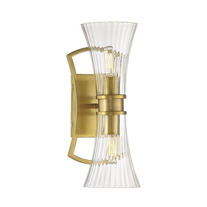 Bennington - 2 Light Wall Sconce In Modern Style-15 Inches Tall and 6.25 Inches Wide