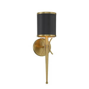 Quincy - 1 Light Wall Sconce In Modern Style-18.5 Inches Tall and 5.25 Inches Wide