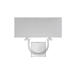 2 Light Wall Sconce-12 inches tall by 14 inches wide