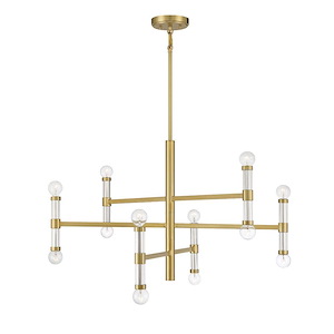 Kingsburg - 12 Light Chandelier-19 Inch Tall and 32 Inch Wide - 1393393