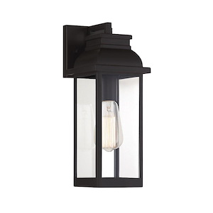 Drexel - 1 Light Outdoor Wall Lantern-14 Inch Tall and 5 Inch Wide - 1393401