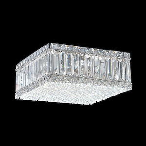 Quantum - 4 Light Flush Mount-6 Inches Tall and 12 Inches Wide