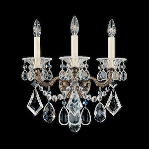 La Scala - 3 Light Wall Sconce-17 Inches Tall and 8.5 Inches Wide - 1301670