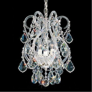 Olde World - 4 Light Mini Pendant-17 Inches Tall and 11 Inches Wide