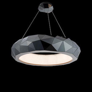 Mosaic - 40W LED Pendant-6 Inches Tall and 30 Inches Wide