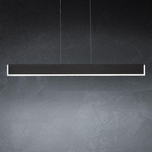 Mystique - 30W 1 LED Linear Pendant-3.5 Inches Tall and 2 Inches Wide