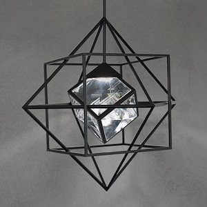Heracles - 26W 1 LED Pendant-38 Inches Tall and 38 Inches Wide - 1301730