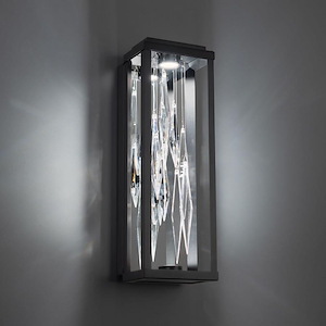 Mirage - 12W 1 LED Wall Sconce-16 Inches Tall and 4 Inches Wide