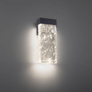 Glacio - 11W 1 LED Wall Sconce-14 Inches Tall and 2.5 Inches Wide