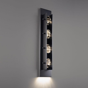 Strata - LED Outdoor Wall Mount-28 Inches Tall and 6 Inches Wide